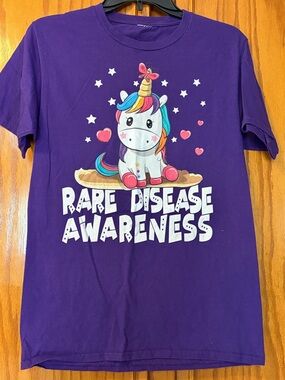 Shirt Rare Disease Awareness size adult small